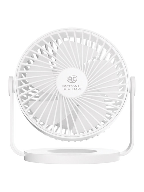 Вентилятор настольный ROYAL CLIMA RSF-0401M-WT, 4 режима, d=10 см, 5 Вт, белый, НС-1691753