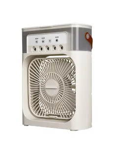 Вентилятор 2 в 1 настольный CENTEK CT-5085, увлажнение, USB-питание, 3 режима, таймер, 10 Вт, белый