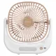 Вентилятор настольный CENTEK CT-5041, USB-питание, 3 режима, LED-подсветка, d=10 см, 5 Вт, белый