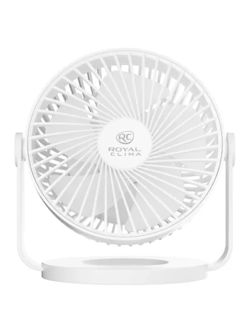 Вентилятор настольный ROYAL CLIMA RSF-0401M-WT, 4 режима, d=10 см, 5 Вт, белый, НС-1691753