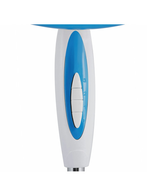 Вентилятор напольный, 3 режима, CENTEK CT-5015 Blue, d=43 см, 40 Вт, синий