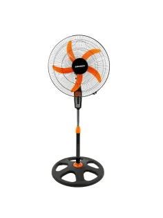 Вентилятор напольный, 3 режима, SONNEN TF-50W-45-А304, d=45 см, 50 Вт, черный, 454789