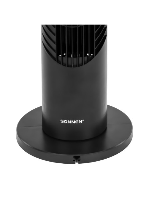 Вентилятор колонный SONNEN TF08-MD, 40 Вт, 78,5 см, 3 скорости, вращение 90°, таймер, черный, 457789