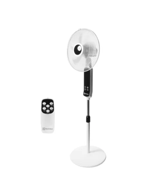 Вентилятор напольный ELECTROLUX EFF-901N, 3 режима, d=40 см, 45 Вт, таймер, пульт ДУ, белый, НС-1602097