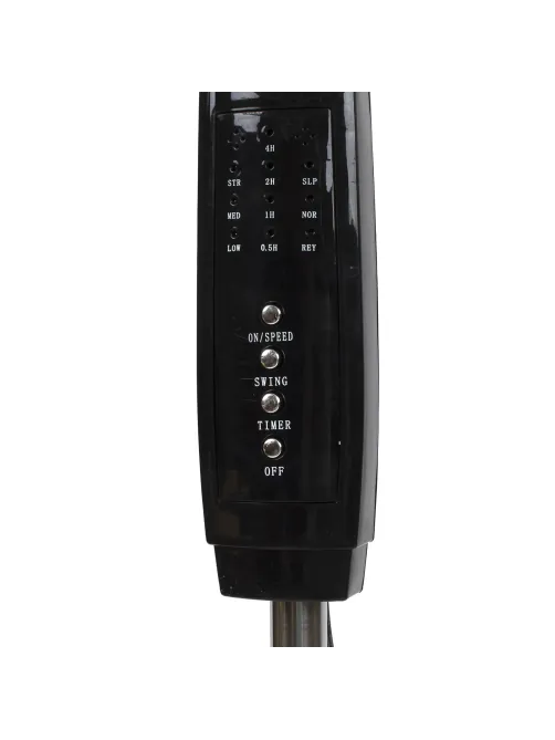 Вентилятор напольный, 3 режима, пульт ДУ, SONNEN TF-45W-40-520, d=40 см, 45 Вт, белый, 454788