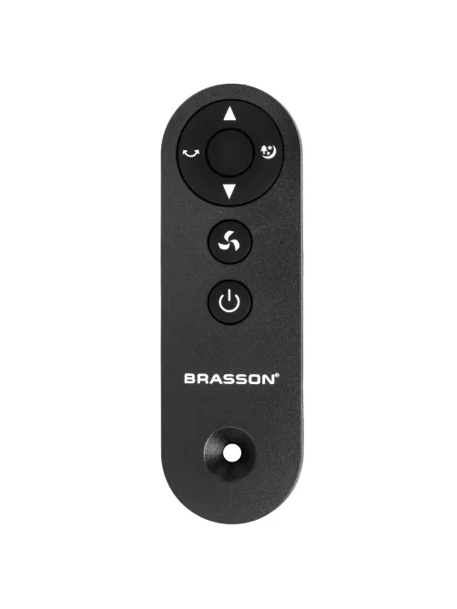 Вентилятор колонный BRASSON (БРАССОН) BTF08-B, 60 Вт, 90 см, сенсор, ТИХИЙ, 3 скорости, пульт ДУ, черный, 457788