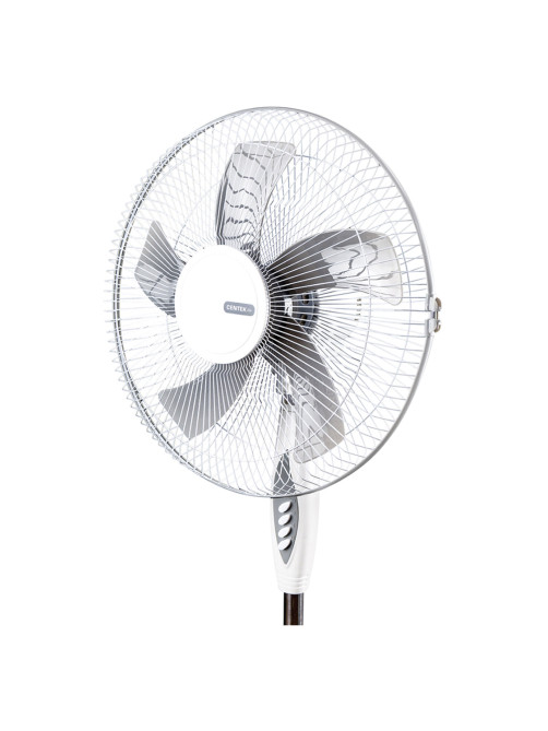 Вентилятор напольный CENTEK CT-5035, 3 режима, d=43 см, 40 Вт, серый, CT-5035 White