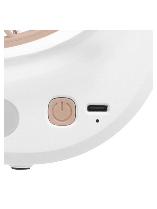 Вентилятор настольный CENTEK CT-5041, USB-питание, 3 режима, LED-подсветка, d=10 см, 5 Вт, белый