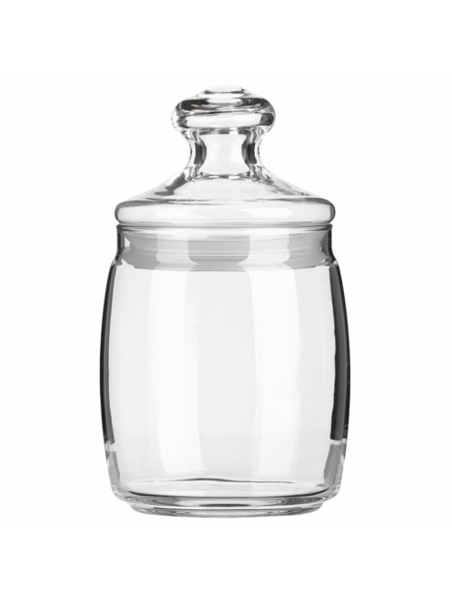 Банка для сыпучих продуктов, с крышкой, 920 мл, стекло, PASABAHCE 