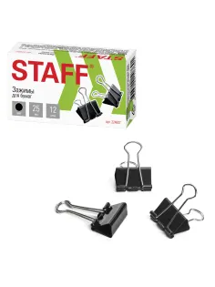 Зажимы для бумаг STAFF 