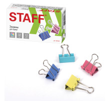 Зажимы для бумаг STAFF 