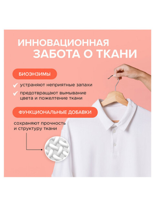 Гель для стирки концентрированный биоразлагаемый 5 л, SYNERGETIC 
