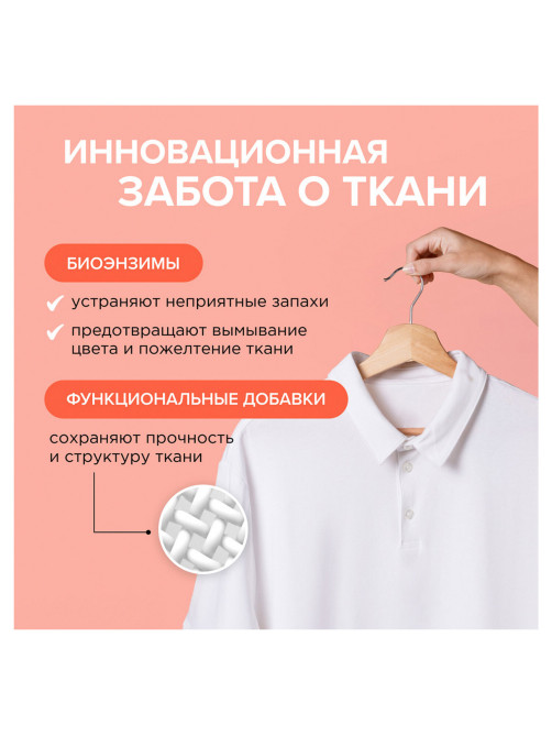 Гель для стирки концентрированный биоразлагаемый 5 л, SYNERGETIC 