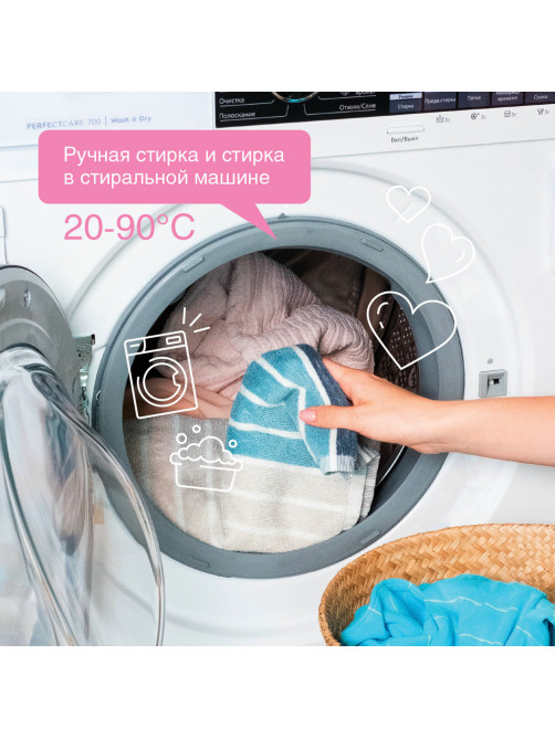 Гель для стирки для всех видов тканей 2,75 л SYNERGETIC, гипоаллергенный, 109275