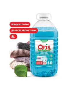 Гель для стирки белья концентрированный гипоаллергенный 5 л, GRASS ORIS, ПЭТ, 125901