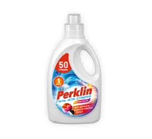 Гель для стирки для всех типов тканей, 50 стирок, 1 л, PERKLIN (ПЕРКЛИН) SUPER COLOR, 609778