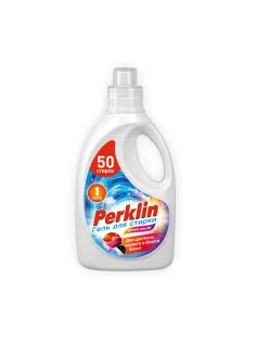 Гель для стирки для всех типов тканей, 50 стирок, 1 л, PERKLIN (ПЕРКЛИН) SUPER COLOR, 609778