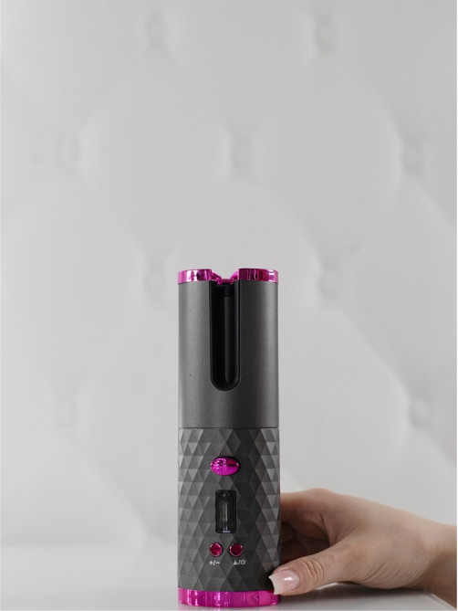 Плойка Luazon LW-16, 50 Вт, керамическое покрытие, d=19 мм, до 200°С, портативная, от USB