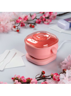 Воскоплав Luazon LVPL-06, баночный, силиконовый, 100 Вт, 400 г, розовый