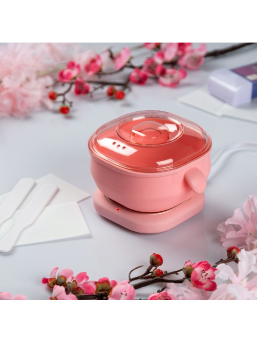 Воскоплав Luazon LVPL-06, баночный, силиконовый, 100 Вт, 400 г, розовый