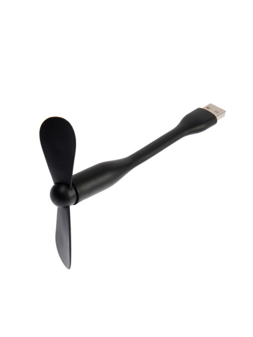 Вентилятор с гибким корпусом Luazon LOF-05, USB, 11 см, чёрный