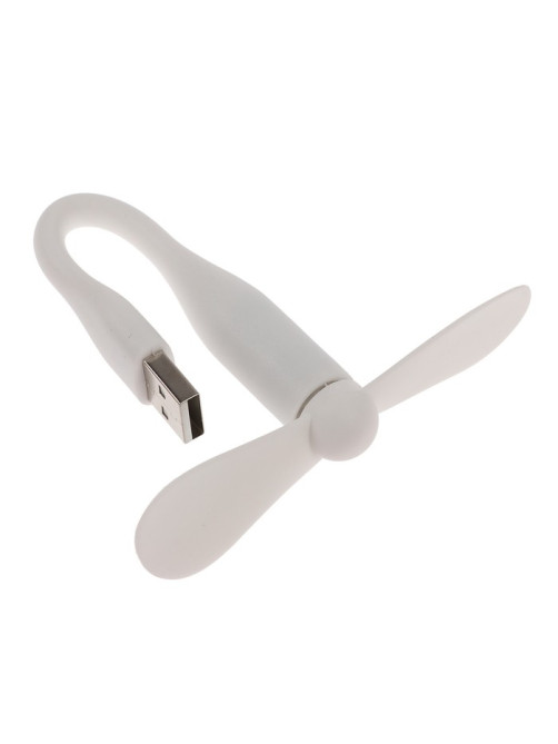 Вентилятор с гибким корпусом Luazon LOF-05, USB, 11 см, белый