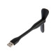 Вентилятор с гибким корпусом Luazon LOF-05, USB, 11 см, чёрный
