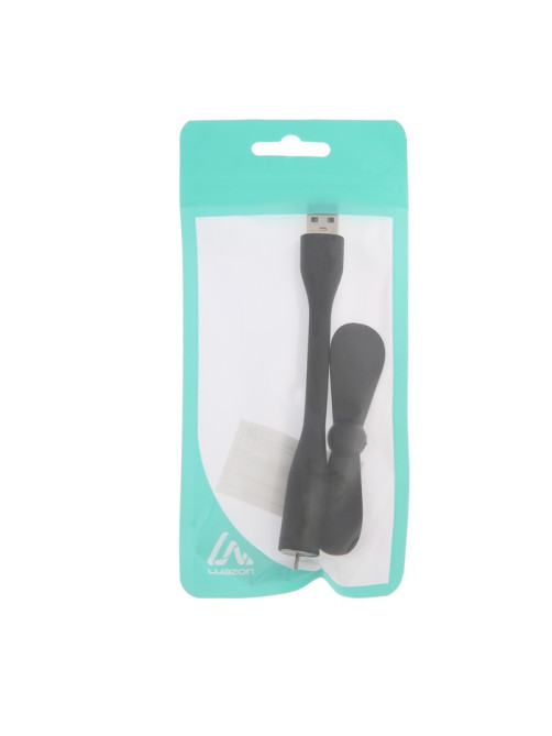 Вентилятор с гибким корпусом Luazon LOF-05, USB, 11 см, чёрный