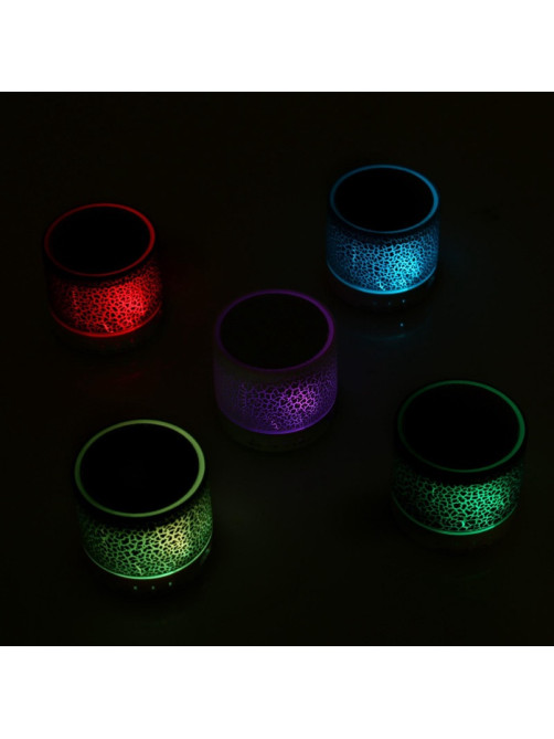 Портативная колонка Luazon LAB-04, с подсветкой, Bluetooth, USB, microSD, microUSB, МИКС