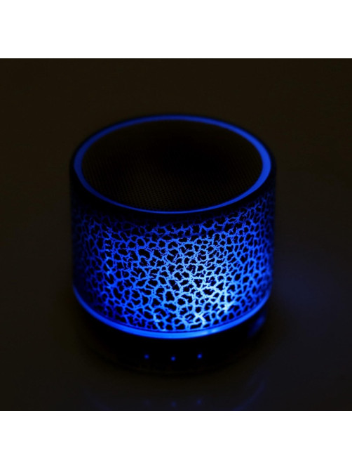 Портативная колонка Luazon LAB-04, с подсветкой, Bluetooth, USB, microSD, microUSB, МИКС