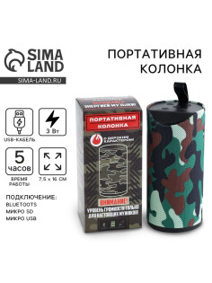 Портативная колонка «Сильному», мод. PS-02