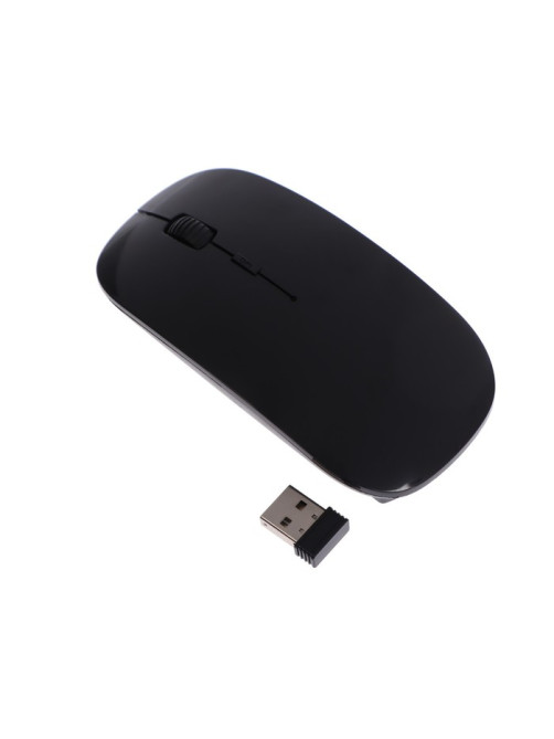 Мышь Luazon MB-1.0, беспроводная, оптическая, 1600 dpi, USB, чёрная