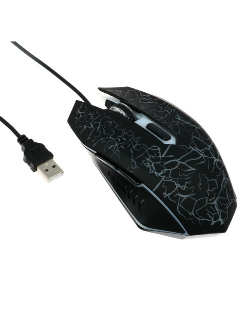 Мышь Windigo MB-2.4, игровая, оптическая, подсветка, покрытие soft-touch, 1.3 м