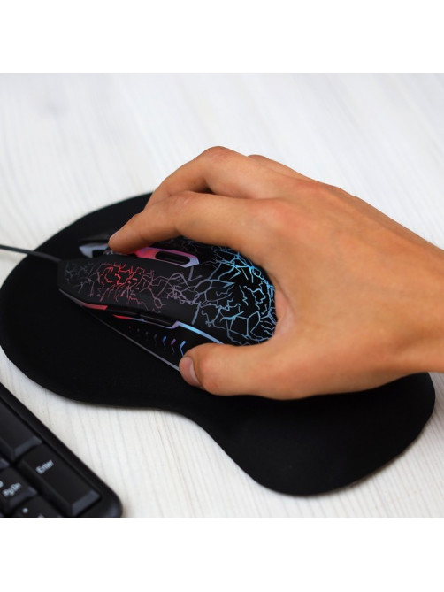 Мышь Windigo MB-2.4, игровая, оптическая, подсветка, покрытие soft-touch, 1.3 м
