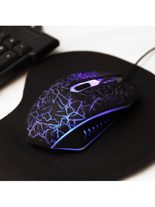 Мышь Windigo MB-2.4, игровая, оптическая, подсветка, покрытие soft-touch, 1.3 м