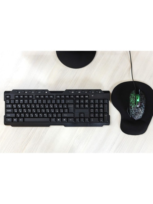 Мышь Windigo MB-2.4, игровая, оптическая, подсветка, покрытие soft-touch, 1.3 м