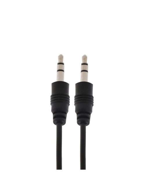 Кабель аудио AUX Luazon, Jack 3.5 мм (m)-Jack 3.5 мм (m), 1.5 м, чёрный