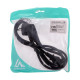 Кабель питания Luazon KDGN-005, Schuko - C13, 10 А, 1.5 м, трёхжильный, чёрный