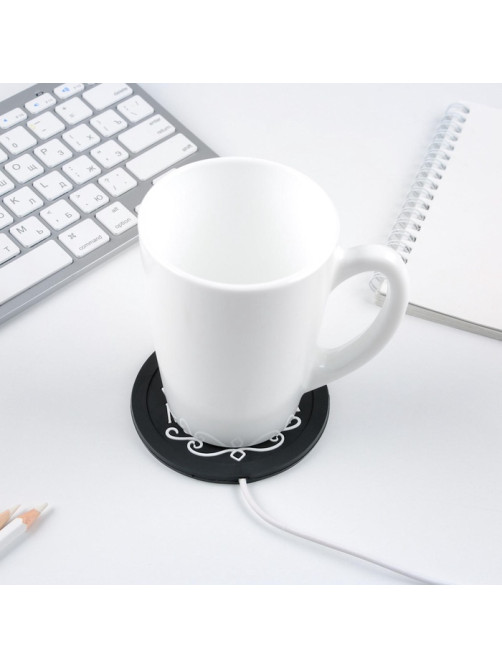 Подставка для кружки USB «Настоящий мужчина», 10×10 см