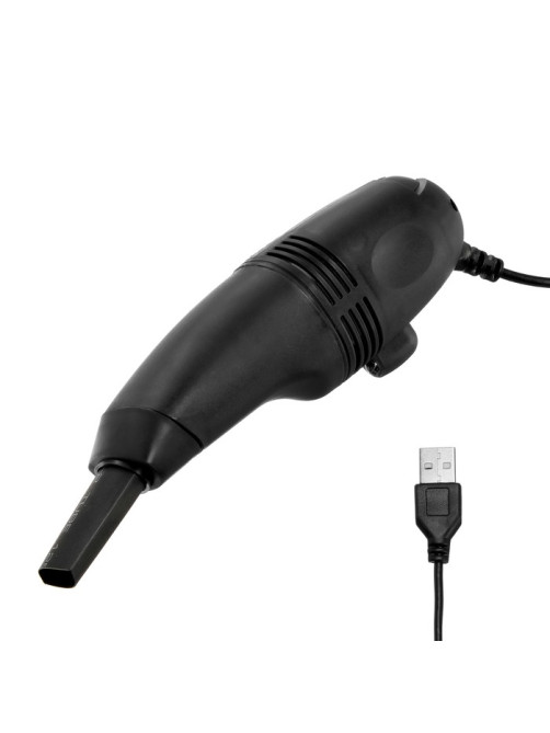 Пылесос для компьютера и периферии Luazon MR-01, USB, с насадками, чёрный