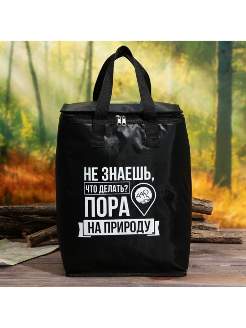 Термосумка «Пора на природу», 25 л