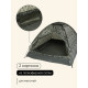 Палатка туристическая 2-местная maclay fisht sme 2, 205×150×105 см, трекинговая, однослойная, МИКС
