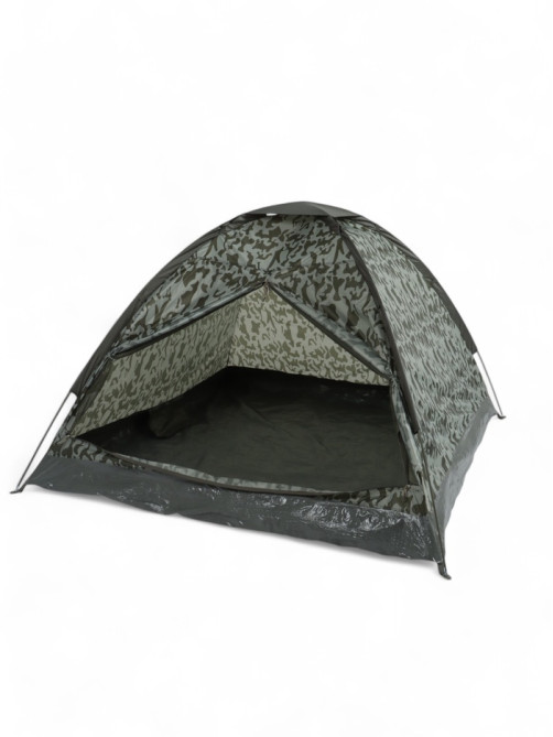 Палатка туристическая 3-местная maclay fisht sme 3, 205×180×120 см, трекинговая, однослойная, цвет камуфляж
