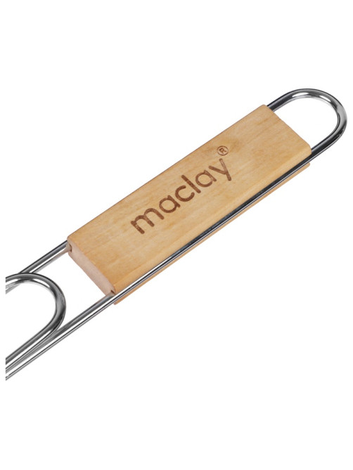 Решётка гриль универсальная maclay, d=30 см, хромированная сталь, для мангала