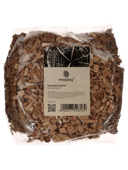 Щепа для копчения maclay «Бук», 200±20 г