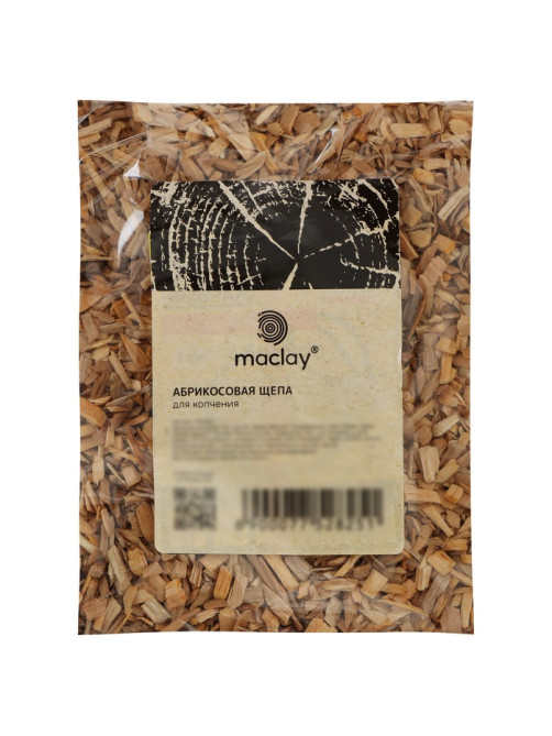 Щепа для копчения maclay «Абрикос», 200±20 г