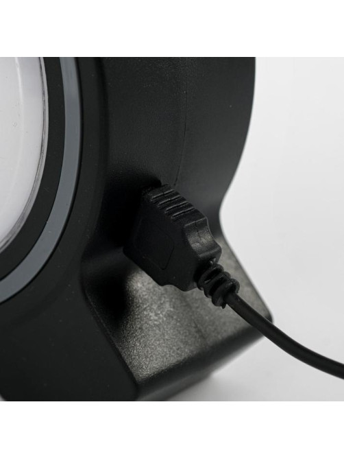 Фонарь ручной аккумуляторный «Мастер К», солнечная батарея, USB, 17×13 см