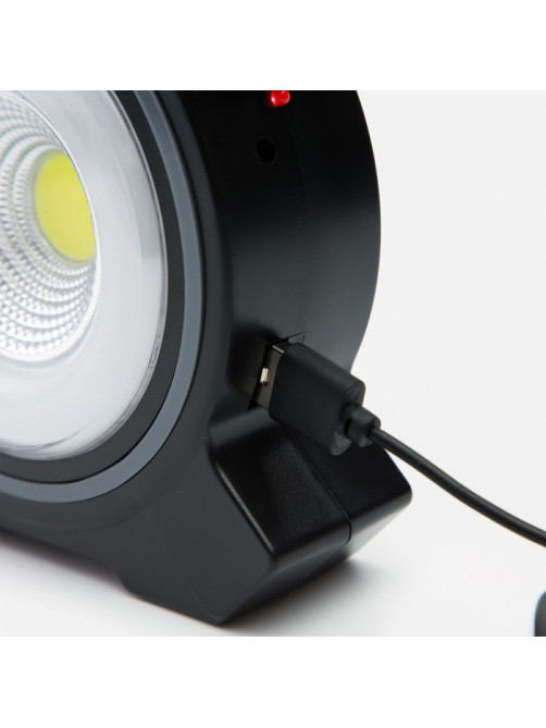 Фонарь ручной аккумуляторный «Мастер К», солнечная батарея, USB, 17×13 см