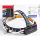 Фонарь налобный аккумуляторный «Мастер К», 4 LED, 2 COB, 2 АКБ, USB