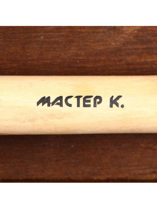 Лопата туристическая «Мастер К» штыковая, 37 см, черная, дерево